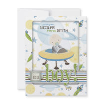Space Baby Invitation Card 2