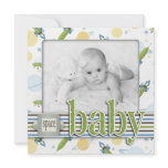 Space Baby TY Square Personalized Invitations