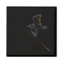 Space Bird magnets