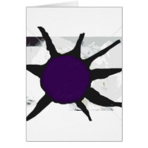 Space Blob Greeting Card