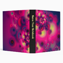 Space Blooms Binders