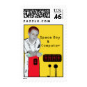 Space Boy & Computer postage