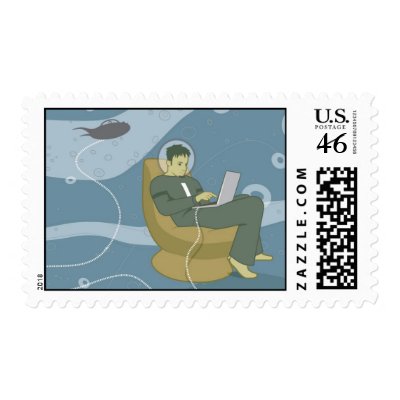 Space Boy Postage