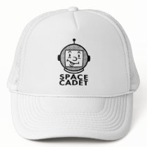 SPACE CADET - black & white hats