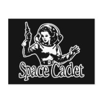 Space Cadet Black & White Postcards