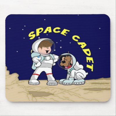 Space Cadet Mousepad by nextstopitaly