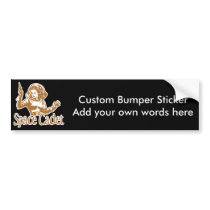 Space Cadet Orange bumper stickers