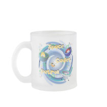 Space Cadet Patrol Frosted Glass Mug