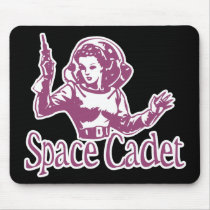Space Cadet Pink Mouse Pads