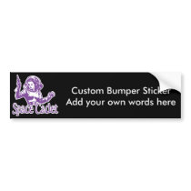 Space Cadet Purple bumper stickers
