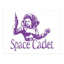 Space Cadet Purple Postcard