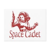 Space Cadet Red Post Cards