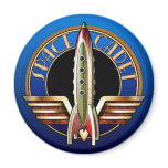Space Cadet Round Magnet