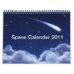 Space Calender 2011 Wall Calendar