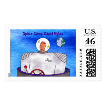 Space Camp TinCan SpaceMan Stamps