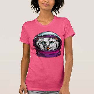 astronaut cat t shirt