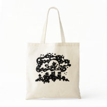 Space Cat Budget Tote bags
