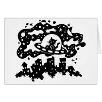 Space Cat card