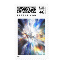 Space Clouds Craft postage