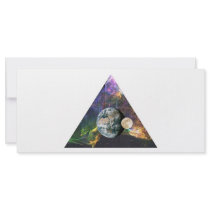 Space Collage Rack Card Template