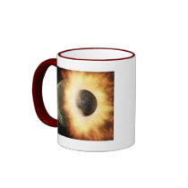 Space Collision Coffee Mugs