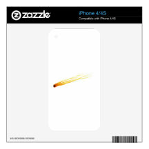 Space Comet Decals For The iPhone 4