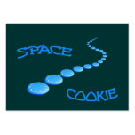 Space Cookie Frisbee Business Card Templates