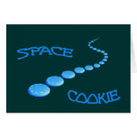 Space Cookie Frisbee Greeting Card
