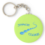 Space Cookie Frisbee Keychain