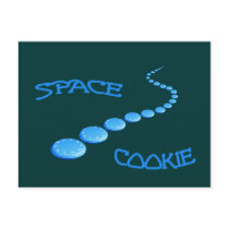 Space Cookie Frisbee Postcards