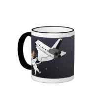 Space Corgis Mug (Full View) by MenagerieMayhem Space Corgis Mug (Full View)