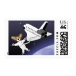 Space Corgis Postage Stamps