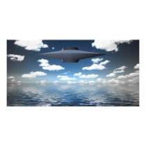 Space Craft Photo Card Template
