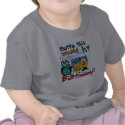 Space Creatures First Birthday t-shirts