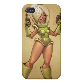Space Dame iPhone Case Covers For iPhone 4
