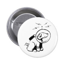 Space Dog Buttons