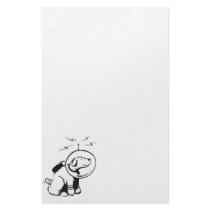 Space Dog Stationery Paper