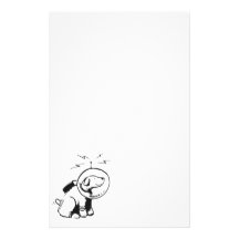 Space Dog Stationery Paper