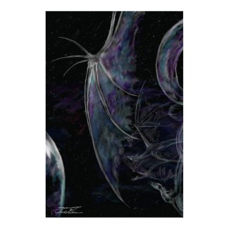 Space Dragons print