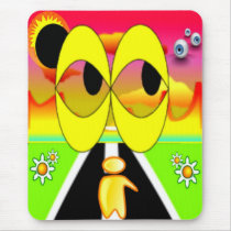 Space Eyes Mousepad by elenaind Space Eyes Mousepad