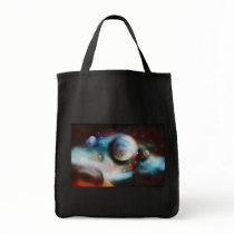 Space fantasy art canvas bags