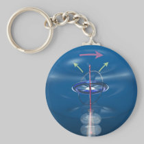 Space field tori around a turning gyroscope. keychains