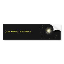 Space Flare Bumper Sticker