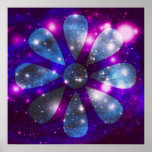 Space Flower Posters