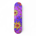 Space Flowers Skateboard Space Flowers Skateboard