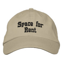 Space for Rent Ball Cap Embroidered Baseball Cap