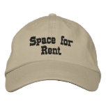 Space for Rent Ball Cap Embroidered Baseball Cap