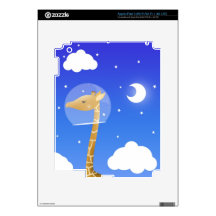 Space giraffe ipad skin