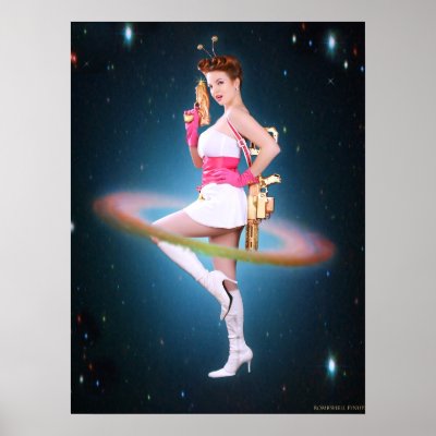 Space Girl Pinup