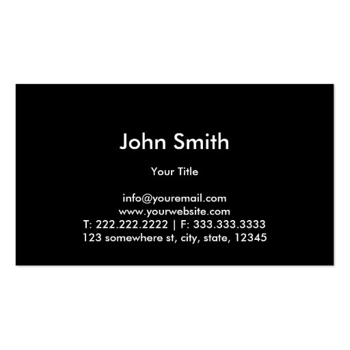 Space Holy Cross Light Funeral Home Business Card (back side)